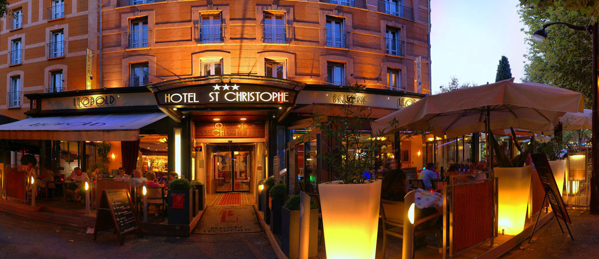 Hôtel Saint Christophe à Aix en Provence, brasserie et restaurant